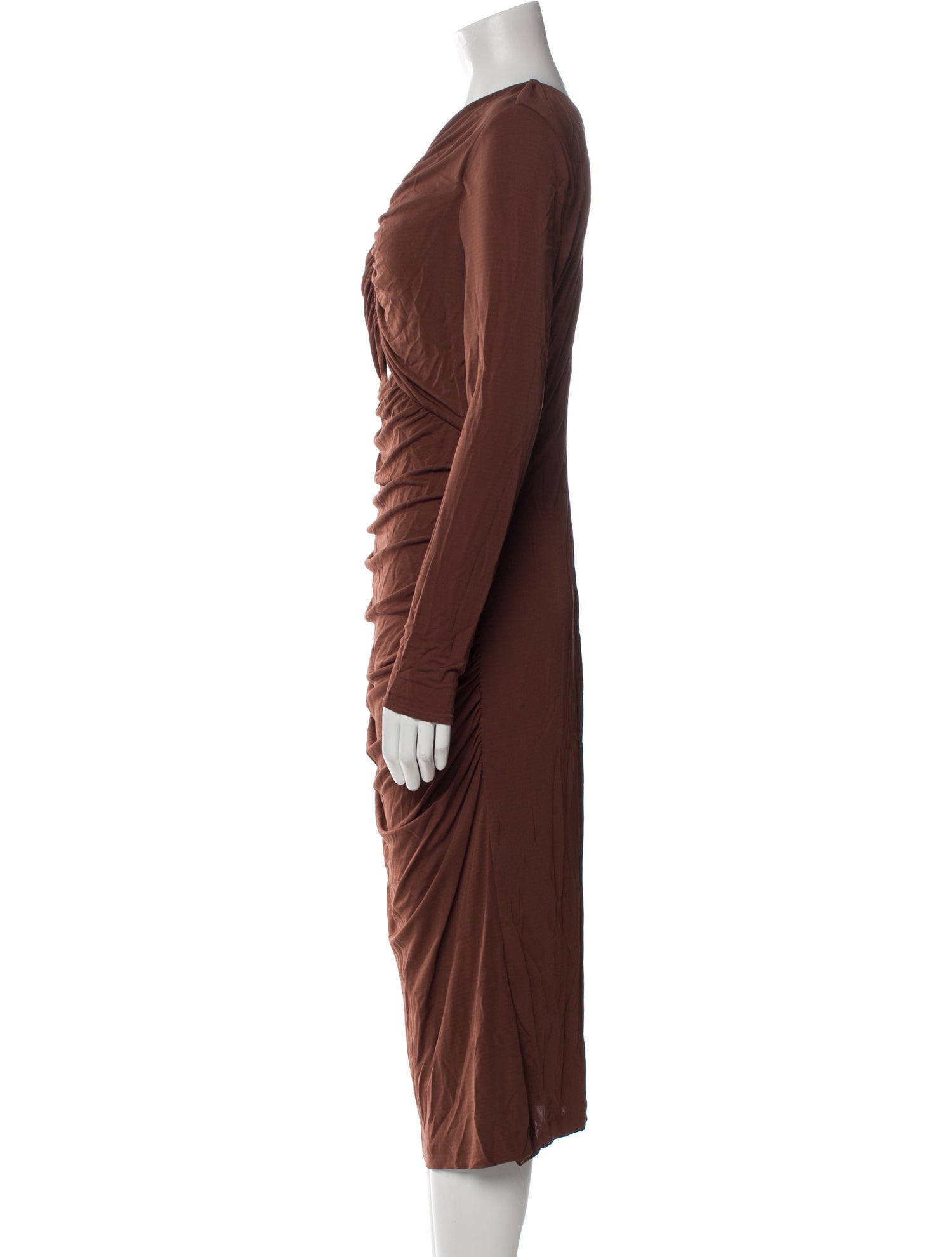 Roland Mouret Cowl Neck Midi Length Dress