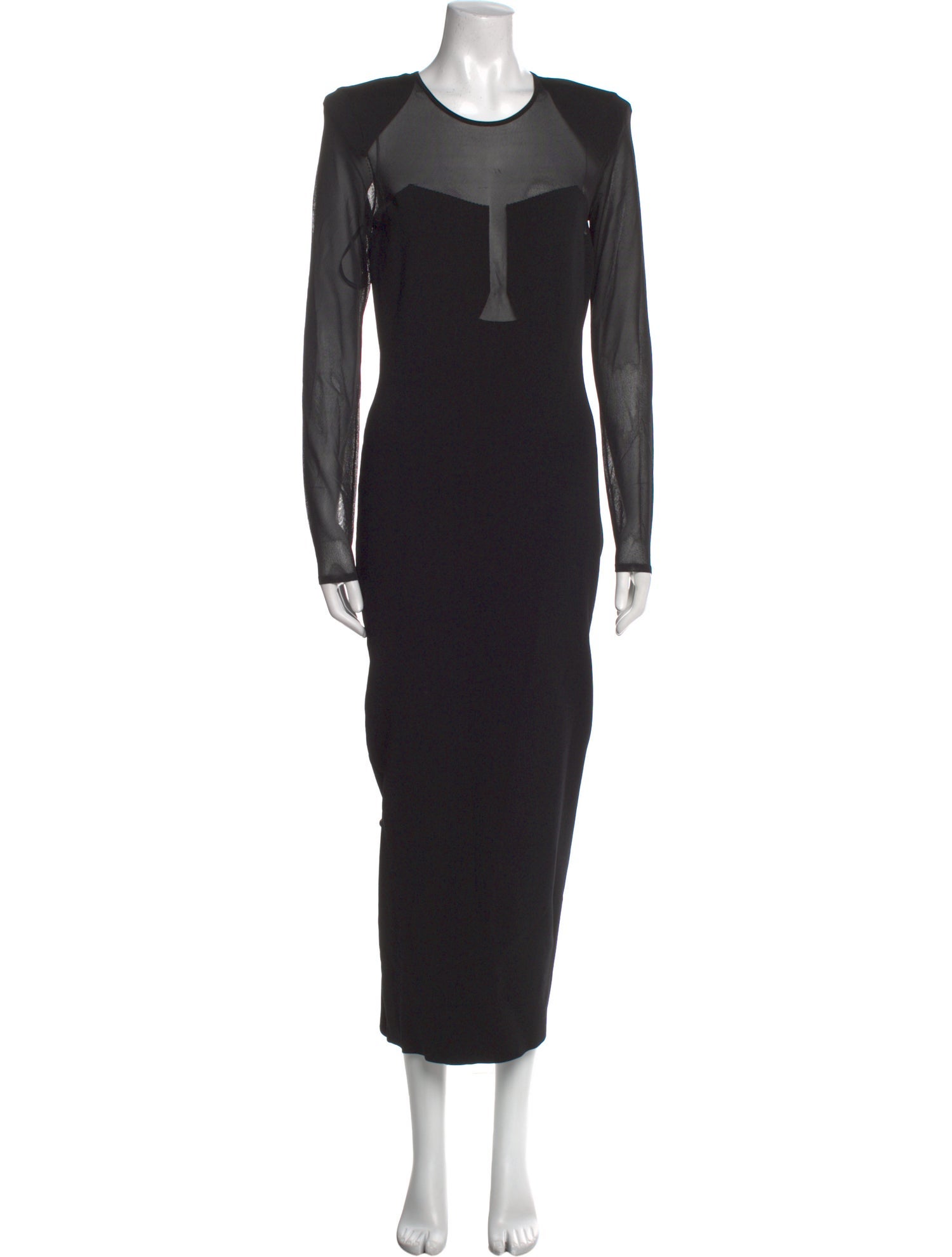 Roland Mouret Crew Neck Long Dress