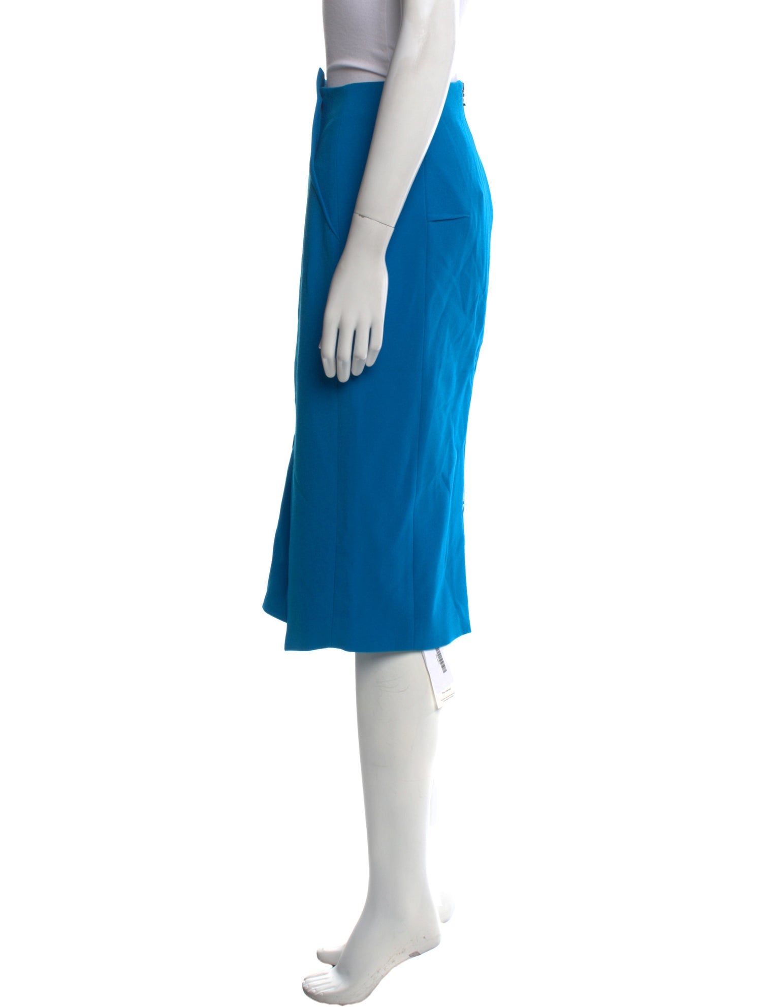 Roland Mouret Embroidered Accent Knee-Length Skirt w/ Tags