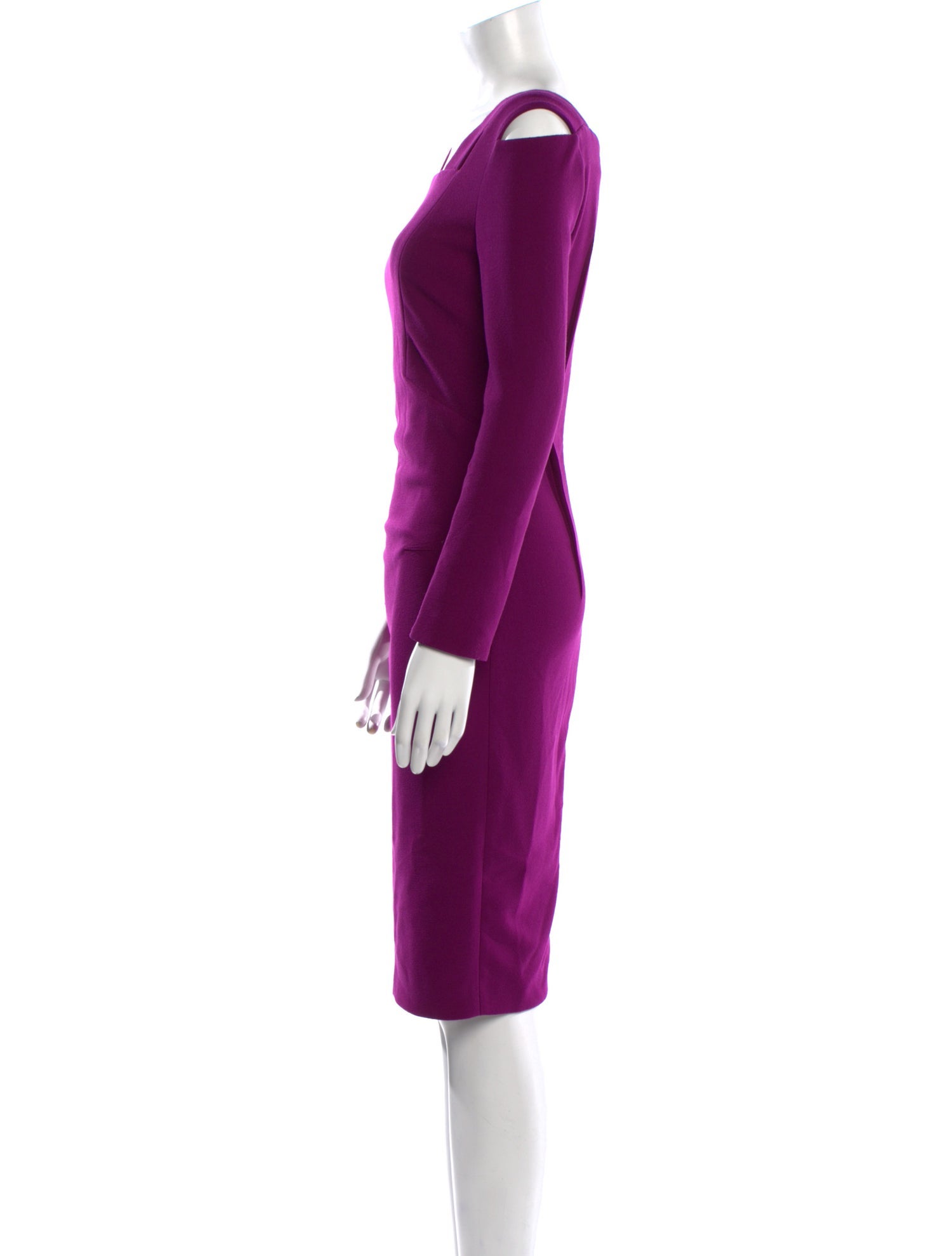 Roland Mouret Square Neckline Knee-Length Dress