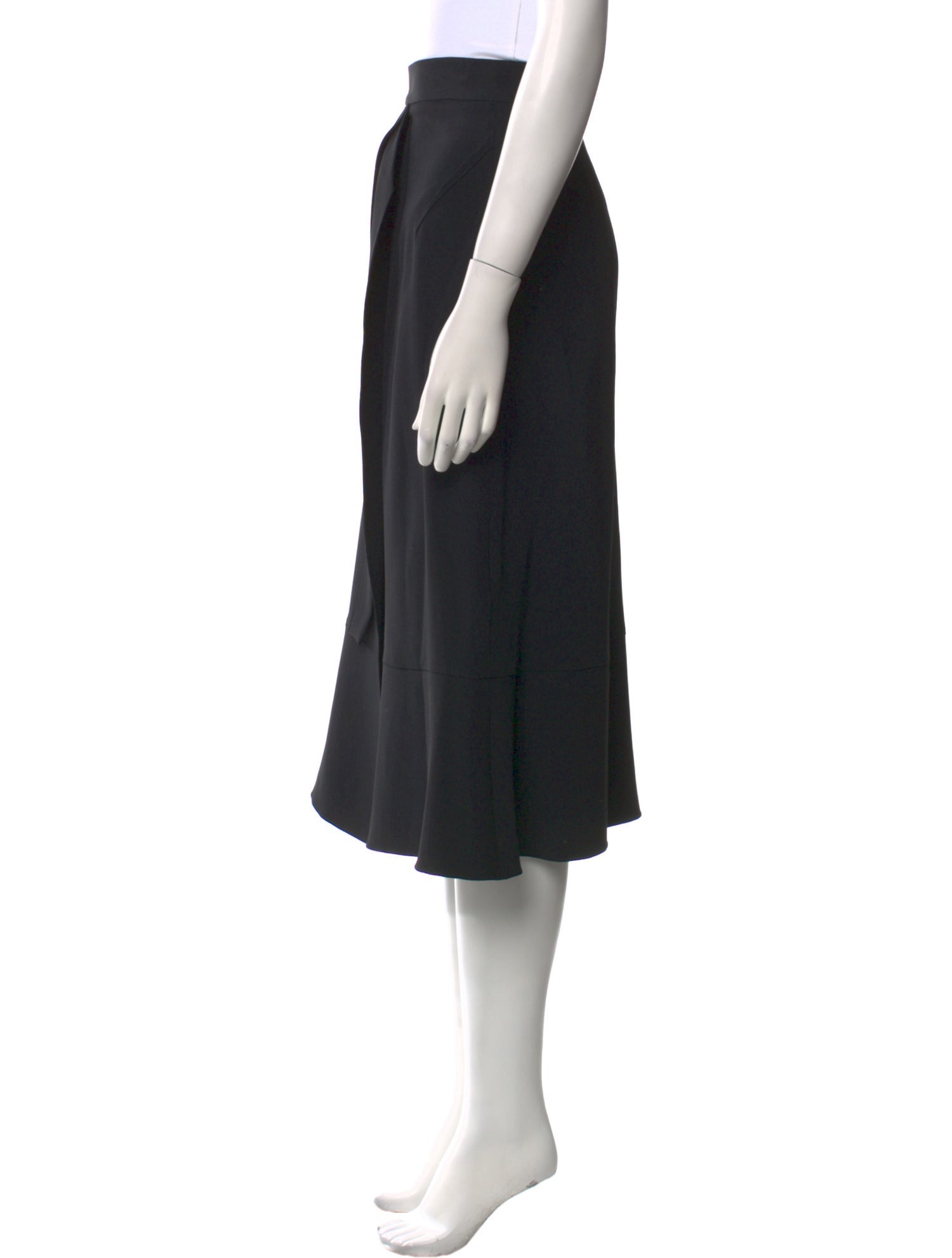 Roland Mouret Wool Midi Length Skirt