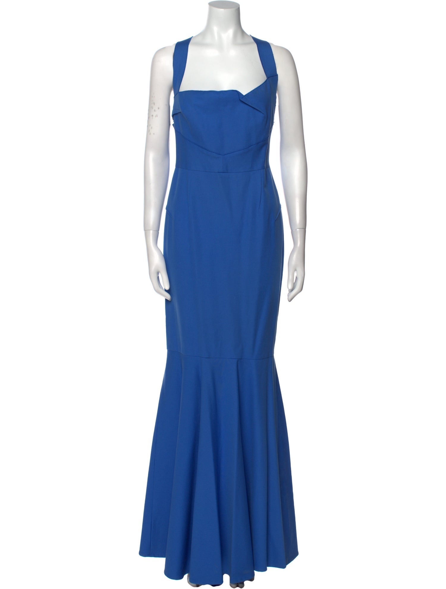 Roland Mouret Square Neckline Long Dress