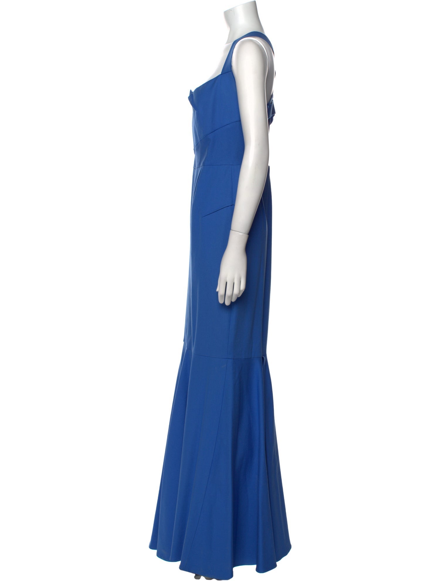Roland Mouret Square Neckline Long Dress