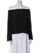 Roland Mouret Off-The-Shoulder Long Sleeve Top