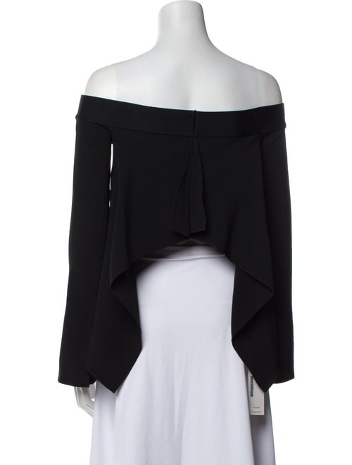 Roland Mouret Off-The-Shoulder Long Sleeve Top
