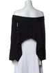 Roland Mouret Off-The-Shoulder Long Sleeve Top