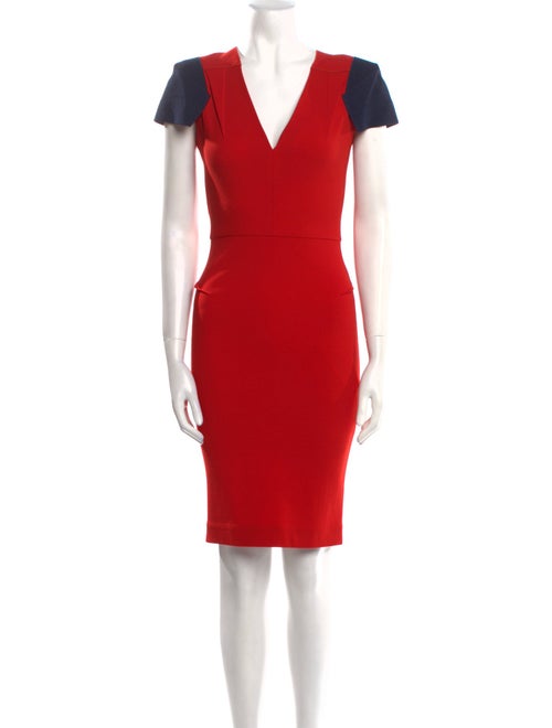 Roland Mouret Wool Knee-Length Dress