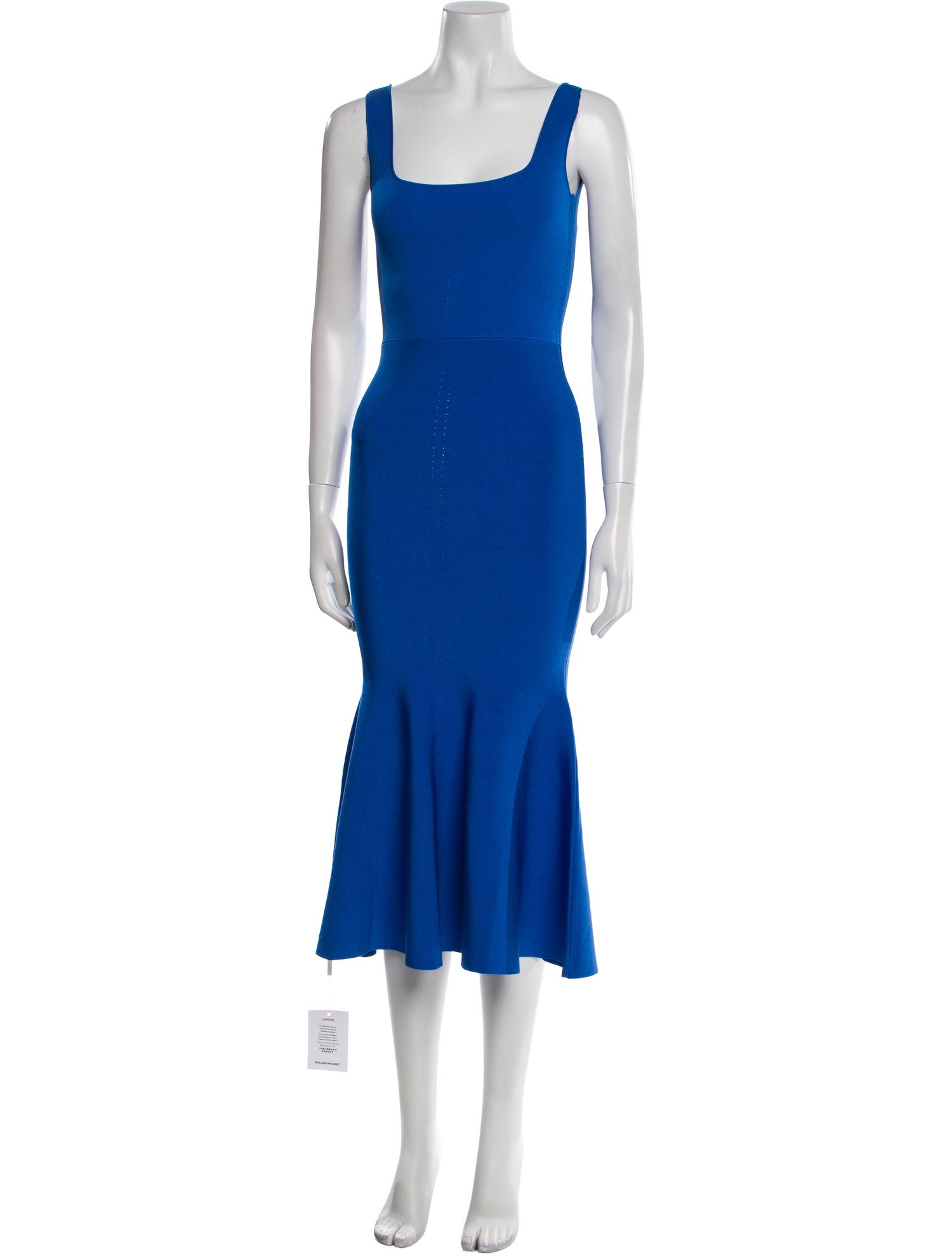 Roland Mouret Square Neckline Midi Length Dress w/ Tags