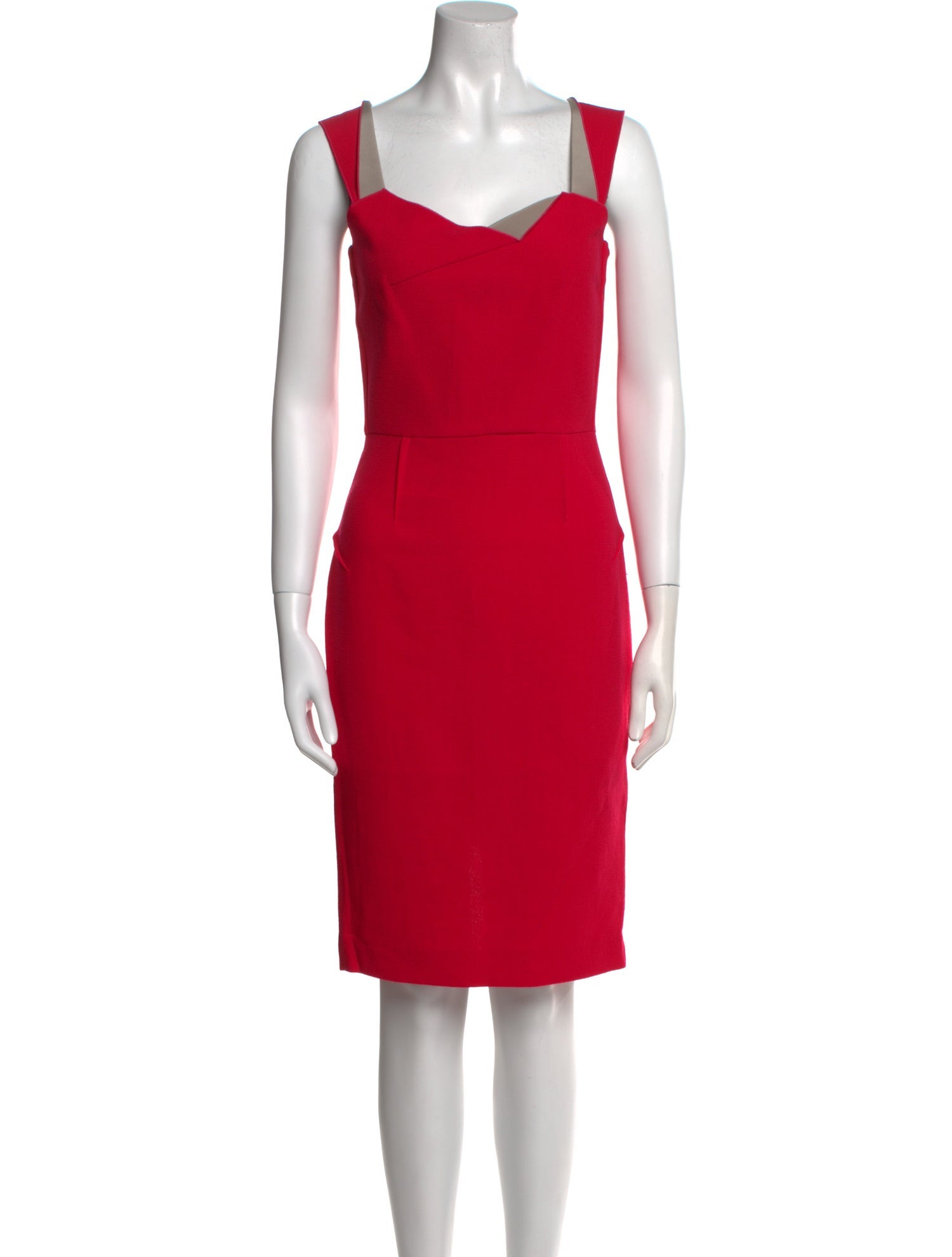Roland Mouret Wool Knee-Length Dress