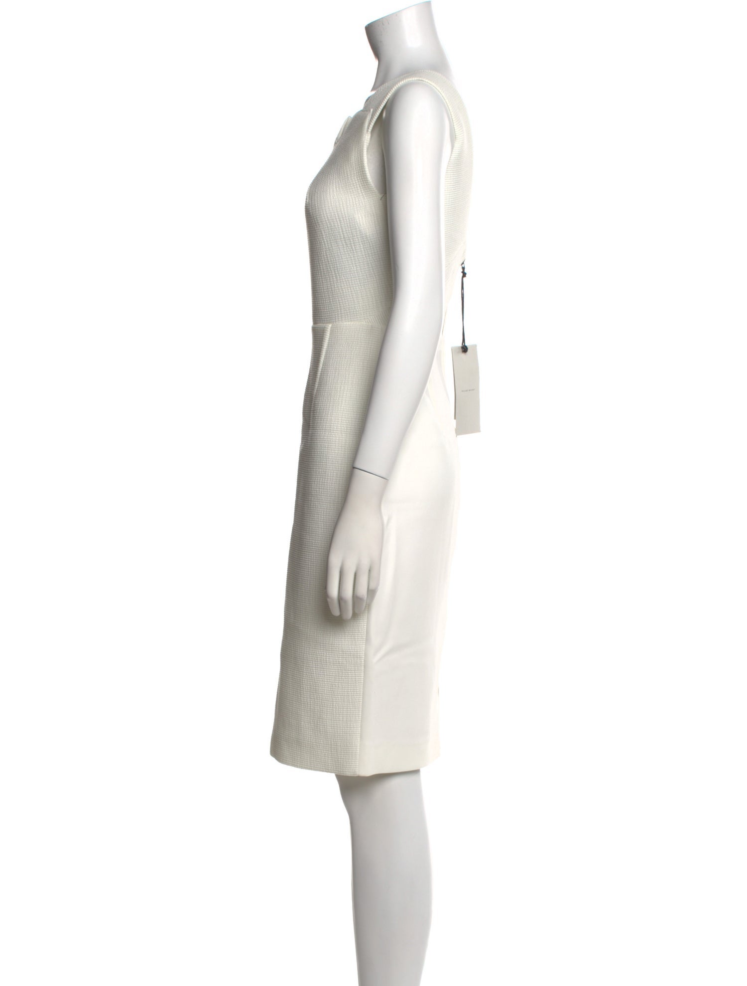 Roland Mouret Bateau Neckline Knee-Length Dress