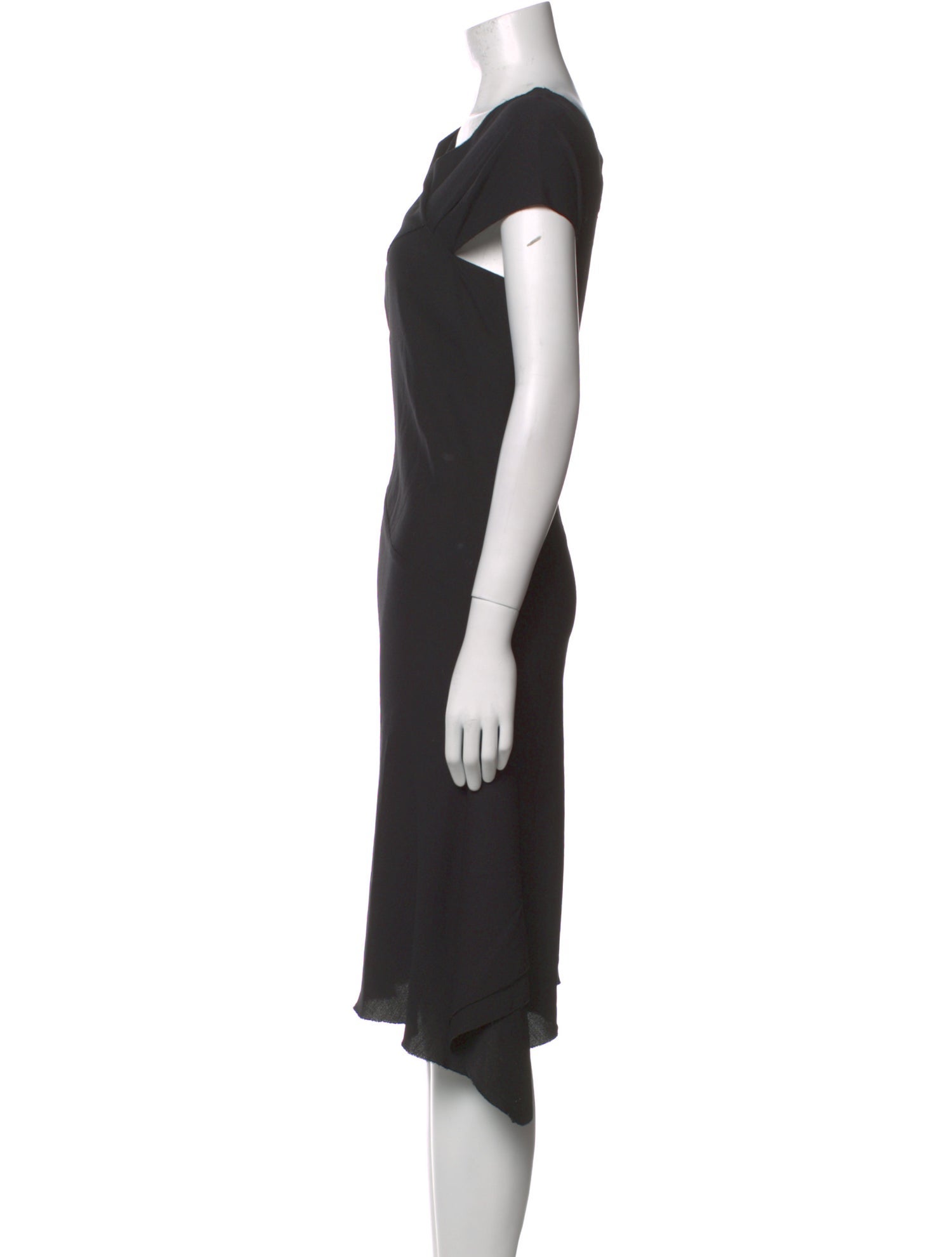 Roland Mouret V-Neck Knee-Length Dress