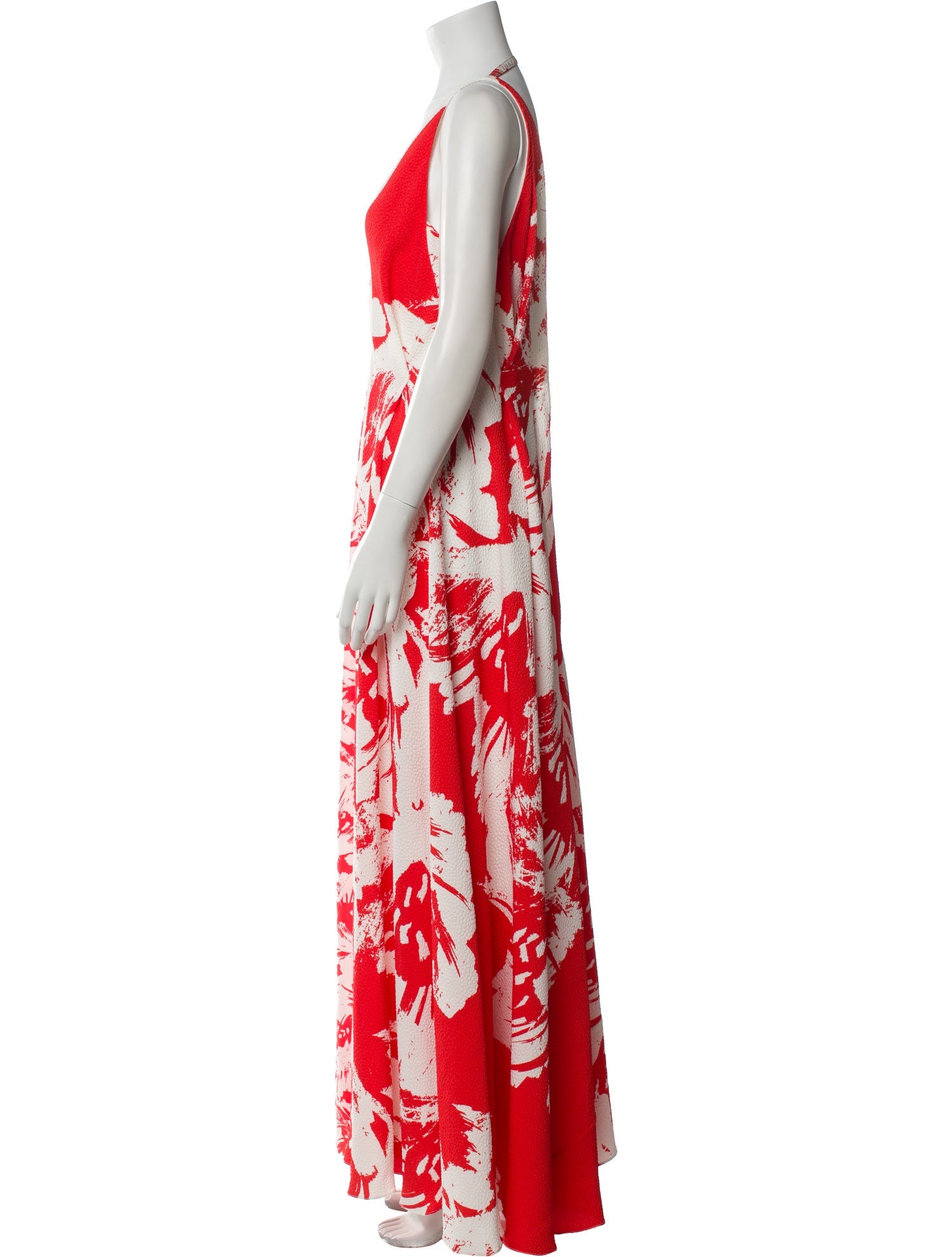 Roland Mouret Printed Long Dress