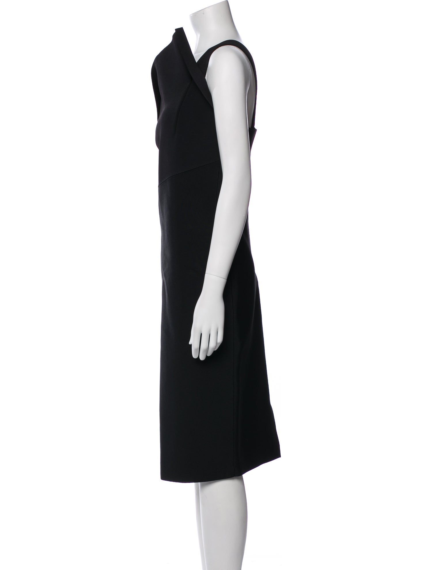 Roland Mouret One-Shoulder Midi Length Dress