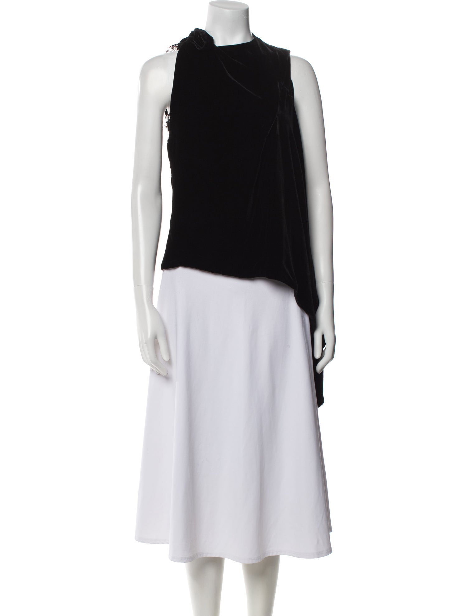 Roland Mouret Cowl Neck Sleeveless Top