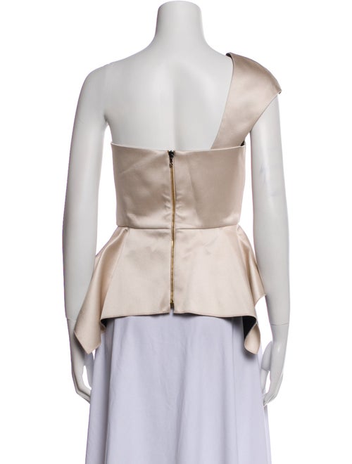 Roland Mouret One-Shoulder Sleeveless Blouse