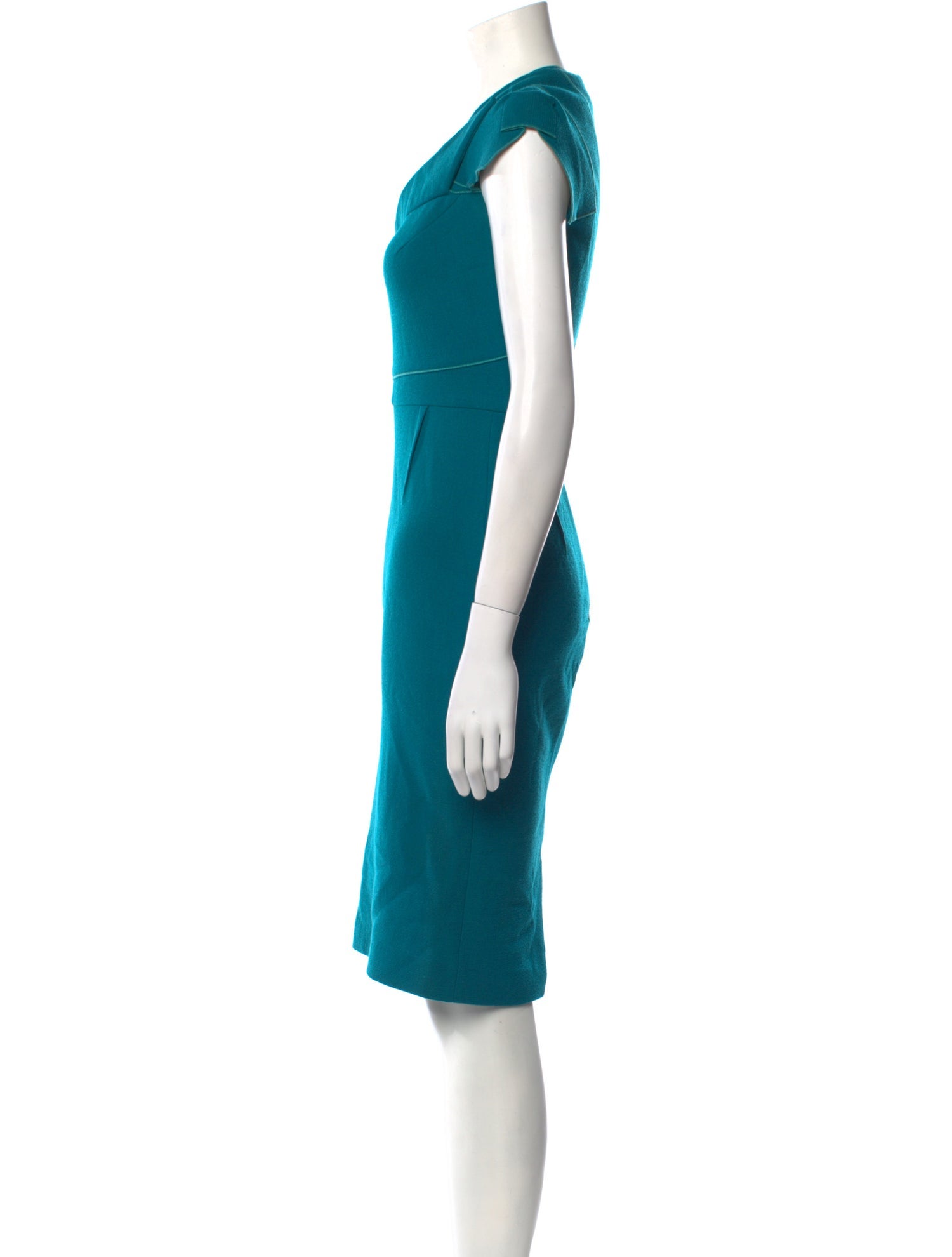 Roland Mouret Wool Knee-Length Dress
