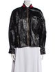 Roland Mouret Leather Bomber Jacket