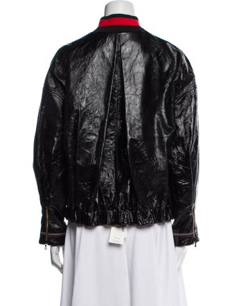 Roland Mouret Leather Bomber Jacket
