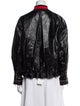 Roland Mouret Leather Bomber Jacket