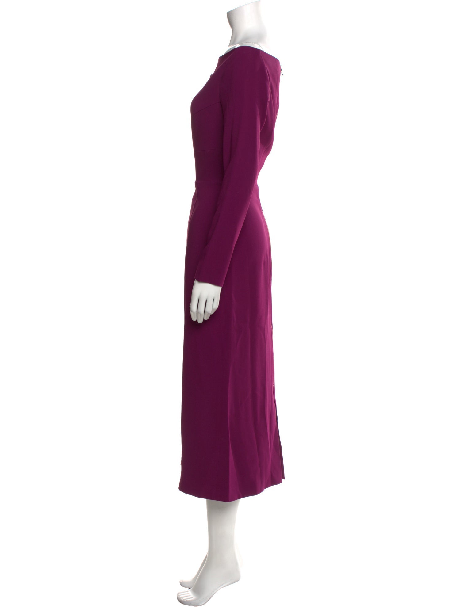 Roland Mouret Bateau Neckline Long Dress