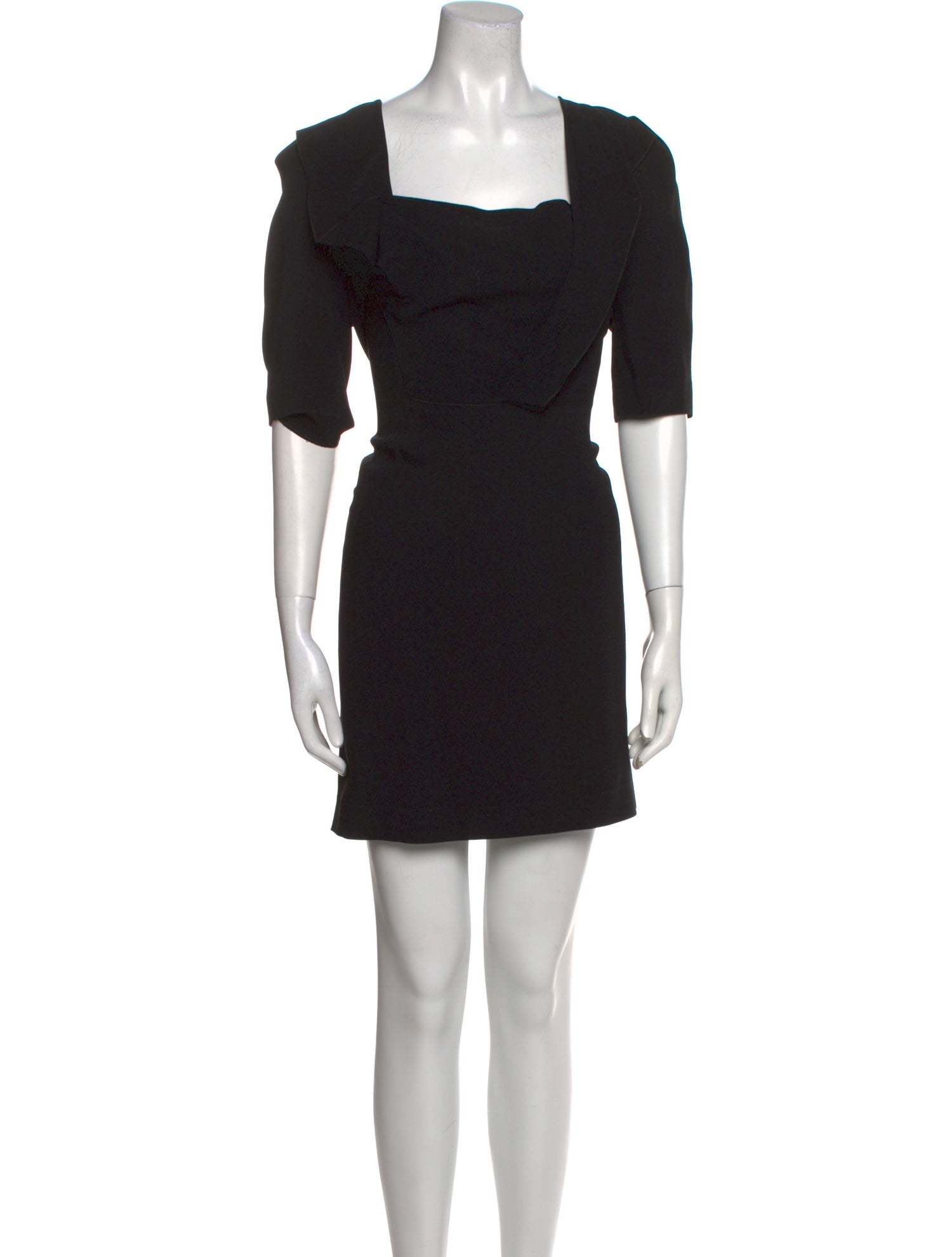 Roland Mouret Square Neckline Mini Dress