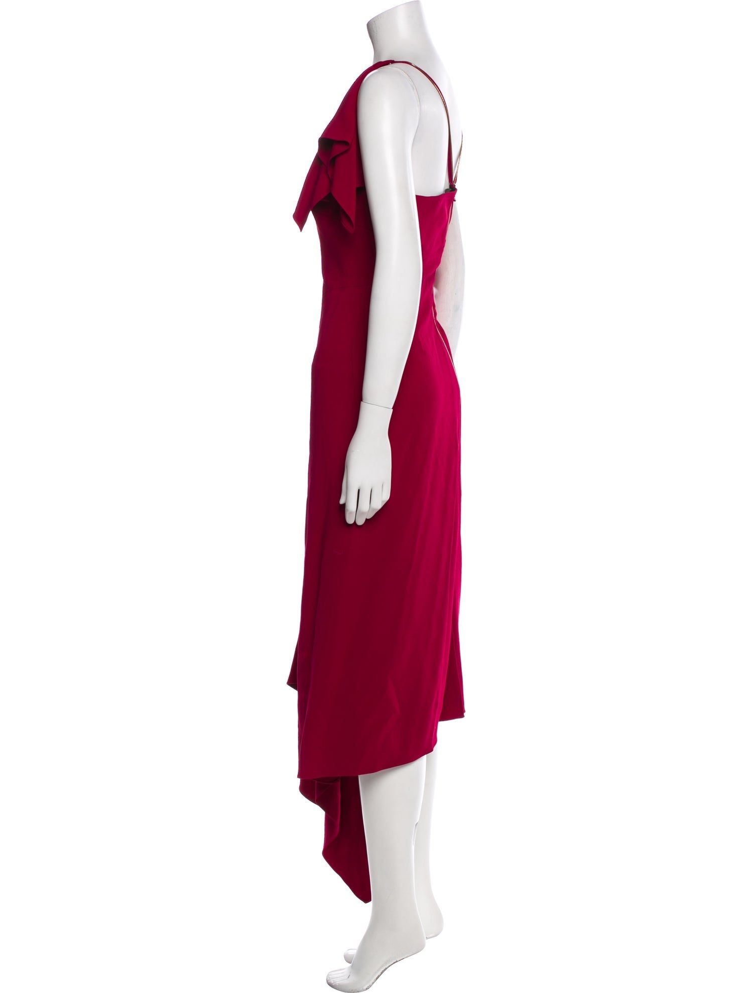 Roland Mouret Crew Neck Long Dress
