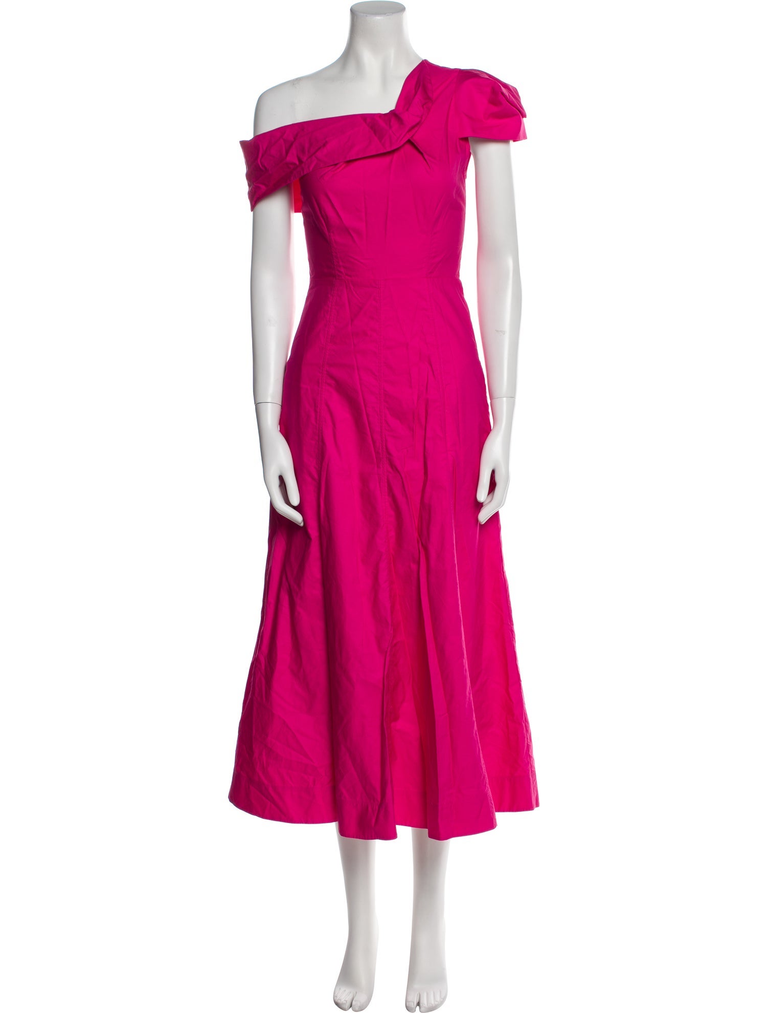 Roland Mouret One-Shoulder Midi Length Dress