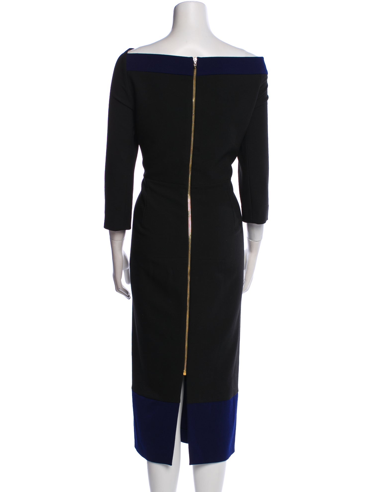 Roland Mouret Bateau Neckline Midi Length Dress