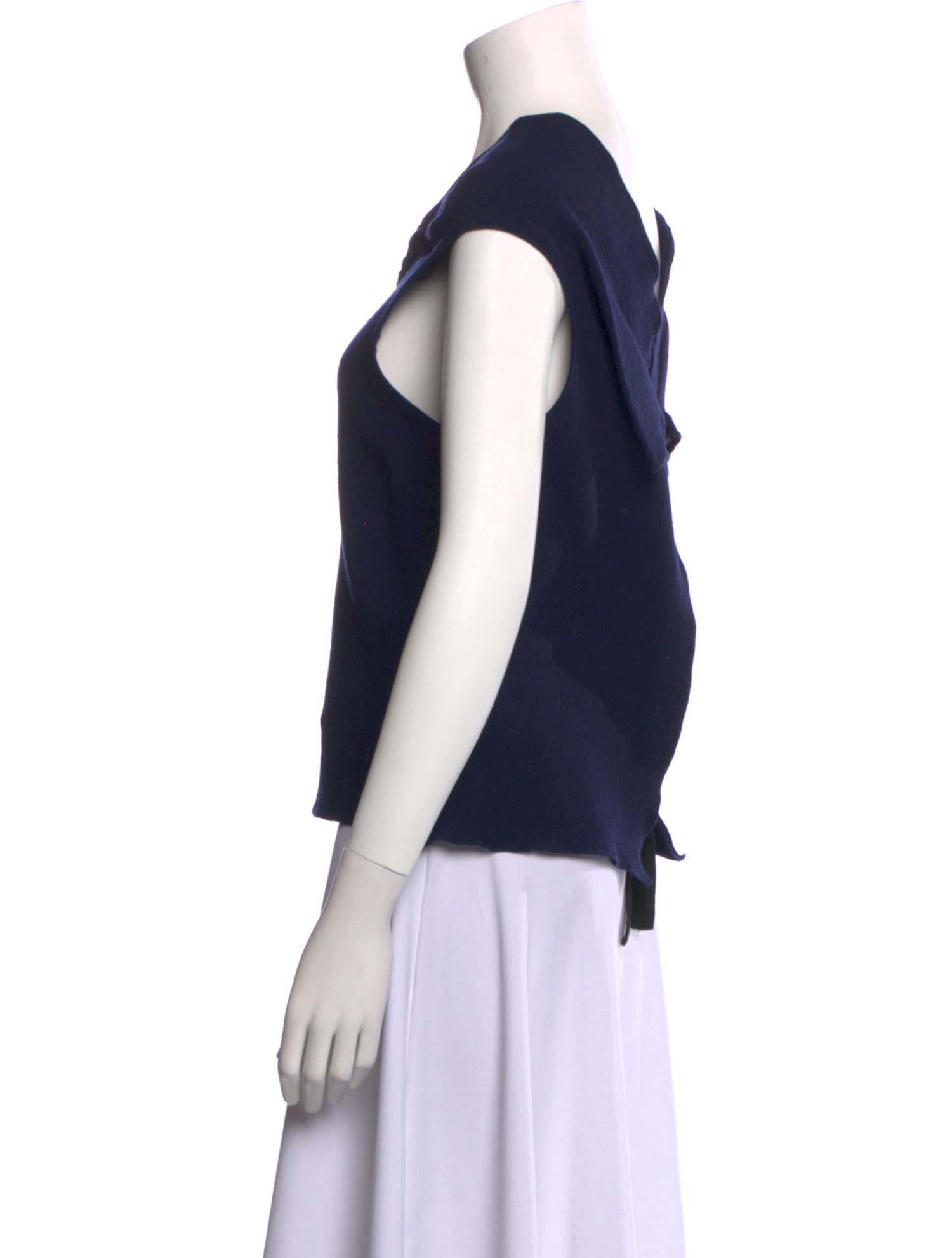 Roland Mouret Wool Asymmetrical Top