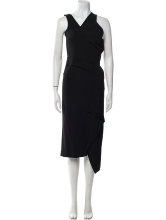 Roland Mouret Wool Midi Length Dress