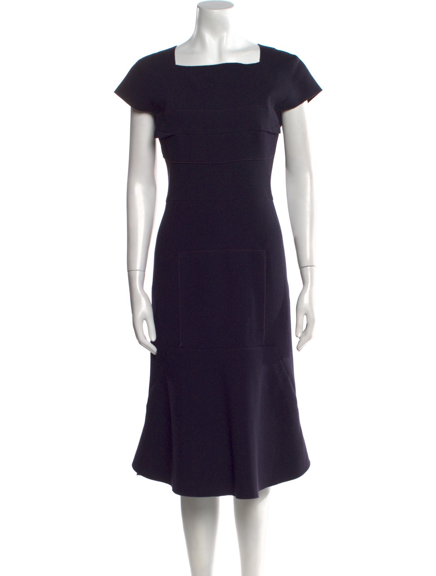 Roland Mouret Wool Midi Length Dress w/ Tags