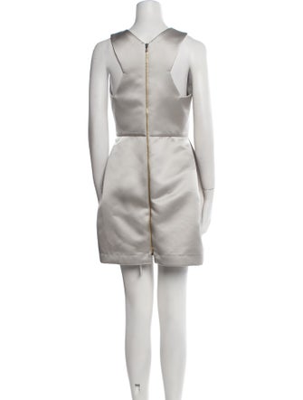 Roland Mouret V-Neck Mini Dress