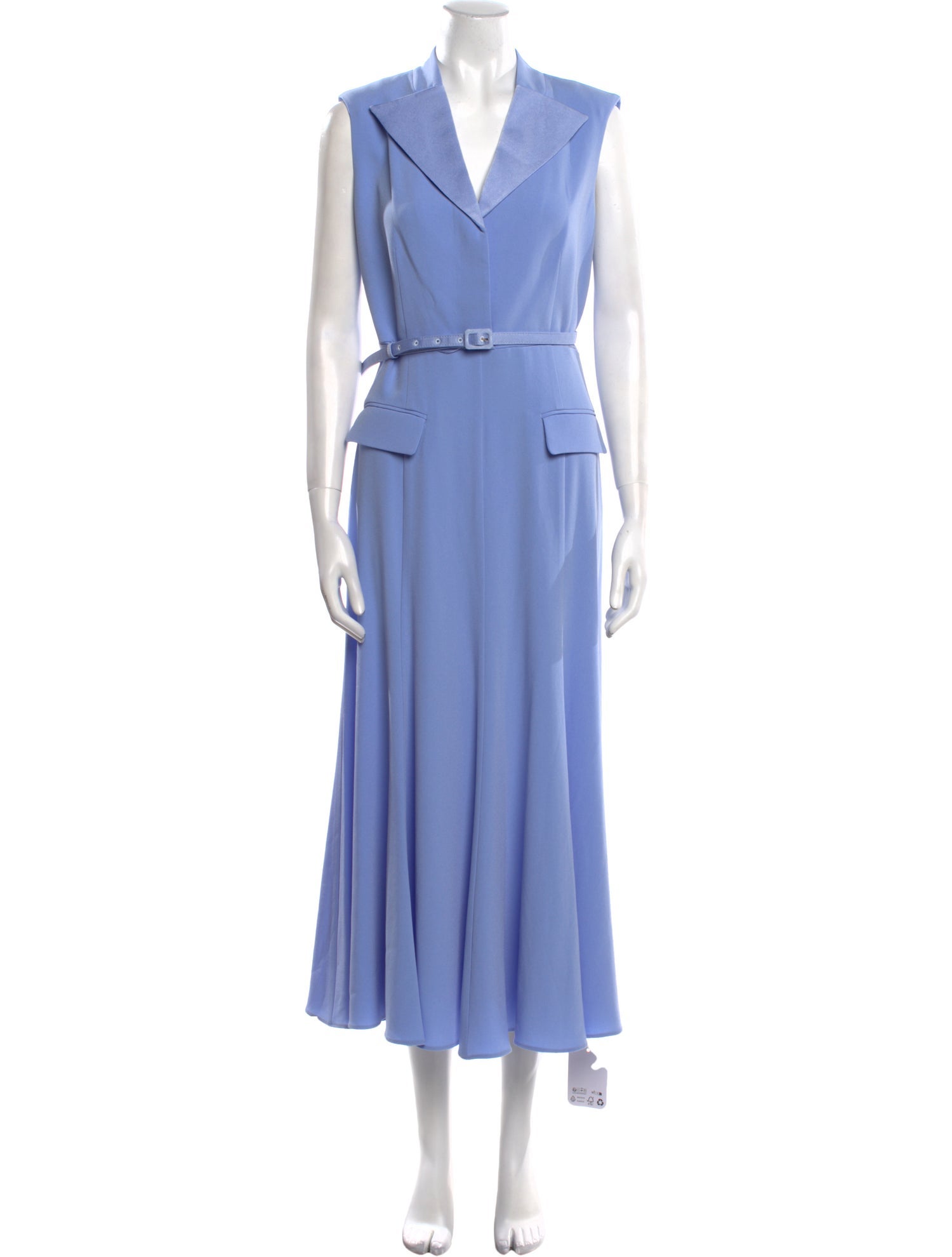 Roland Mouret V-Neck Long Dress w/ Tags