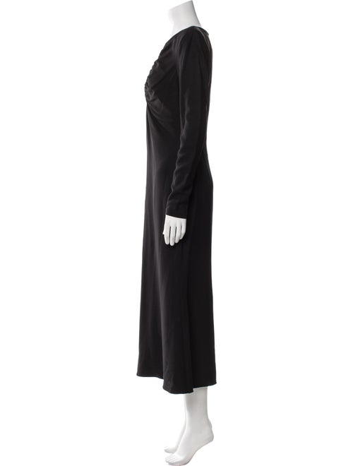 Roland Mouret V-Neck Long Dress
