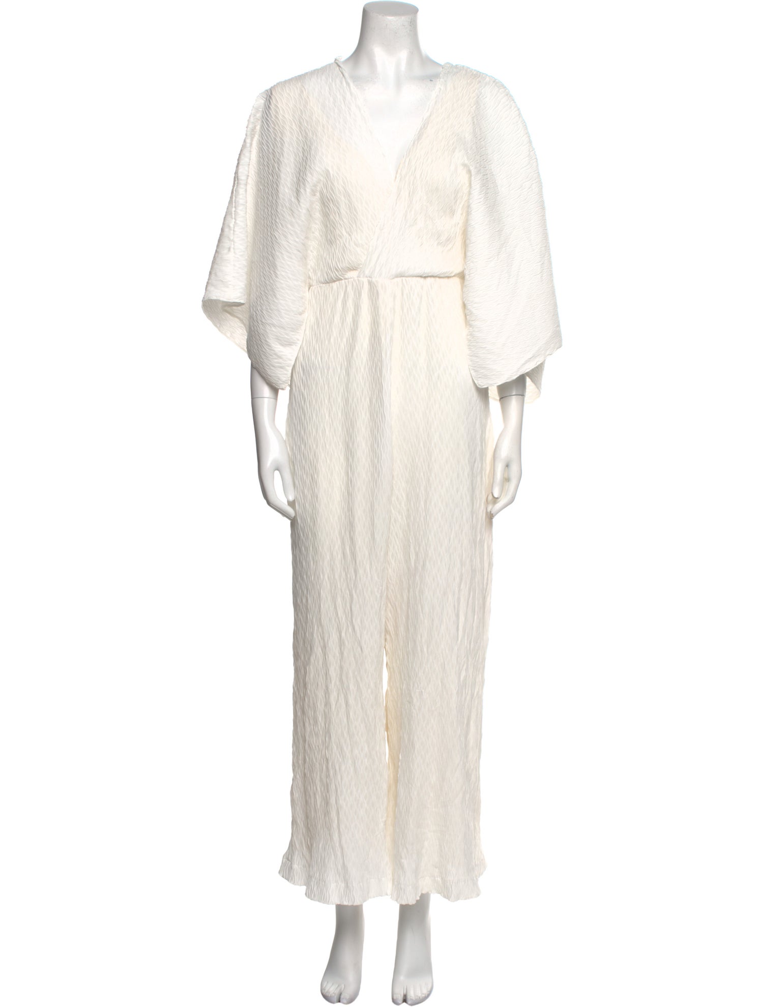 Roland Mouret Silk V-Neck Jumpsuit