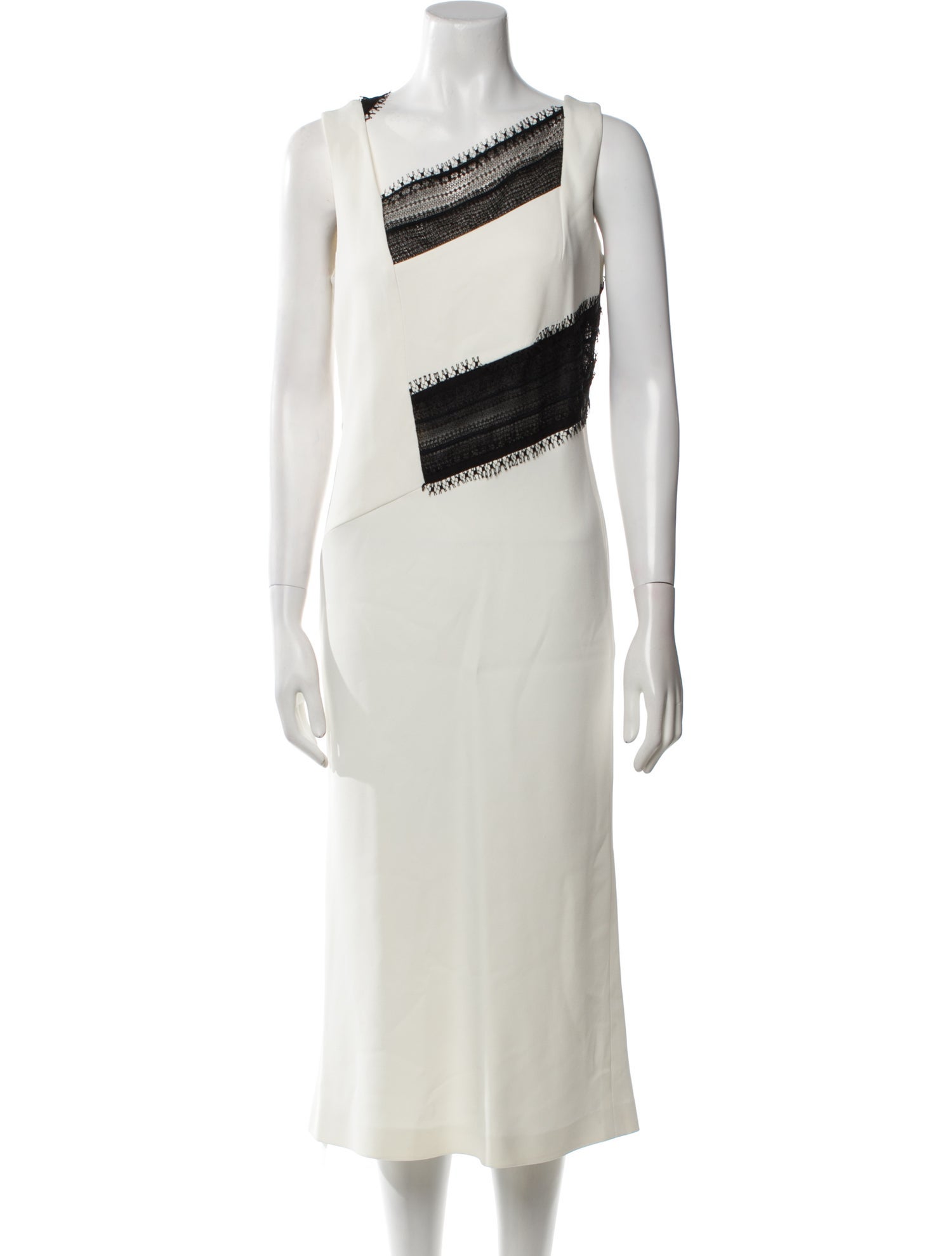 Roland Mouret One-Shoulder Midi Length Dress