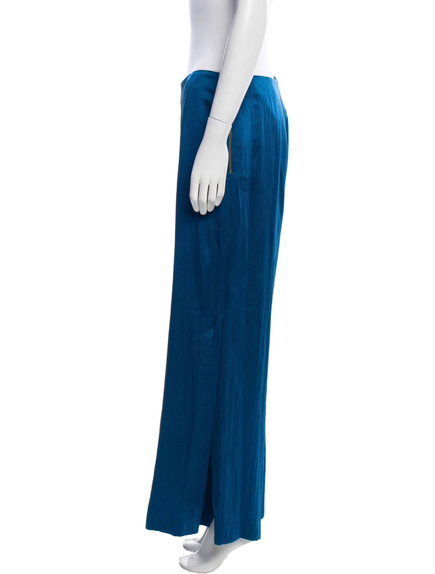 Roland Mouret Silk Wide Leg Pants