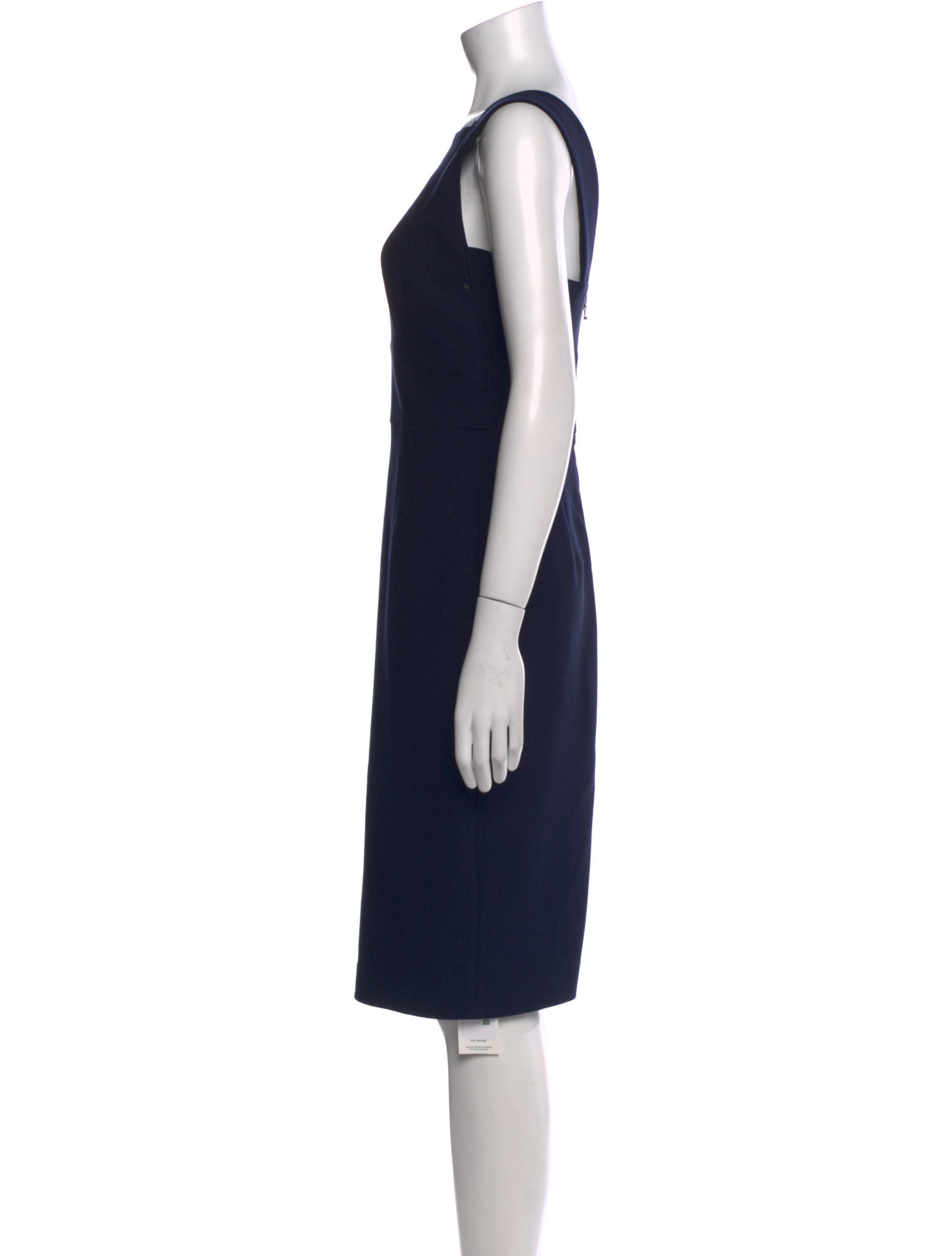Roland Mouret Square Neckline Knee-Length Dress
