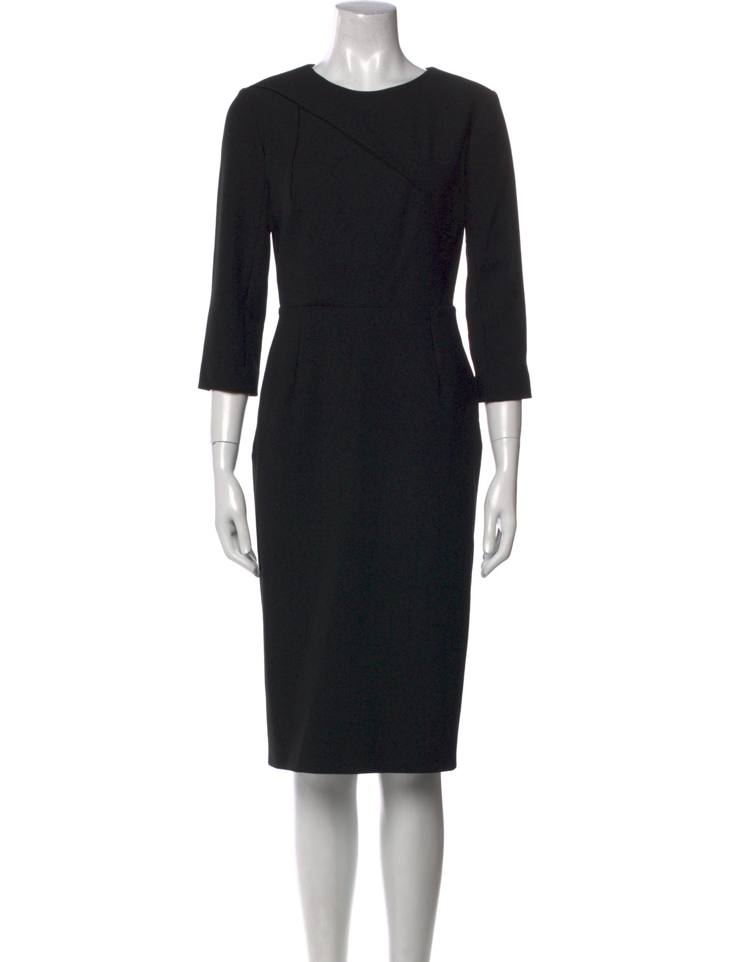 Roland Mouret Crew Neck Midi Length Dress
