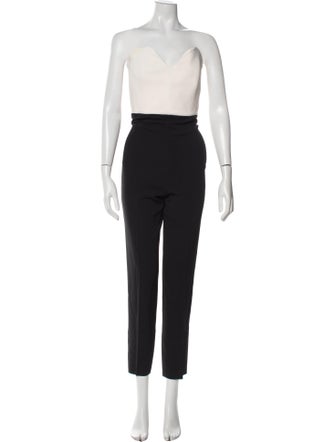 Roland Mouret Strapless Jumpsuit