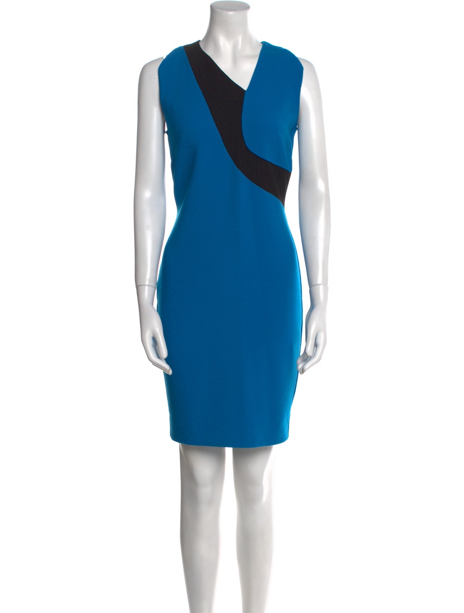 Roland Mouret V-Neck Knee-Length Dress