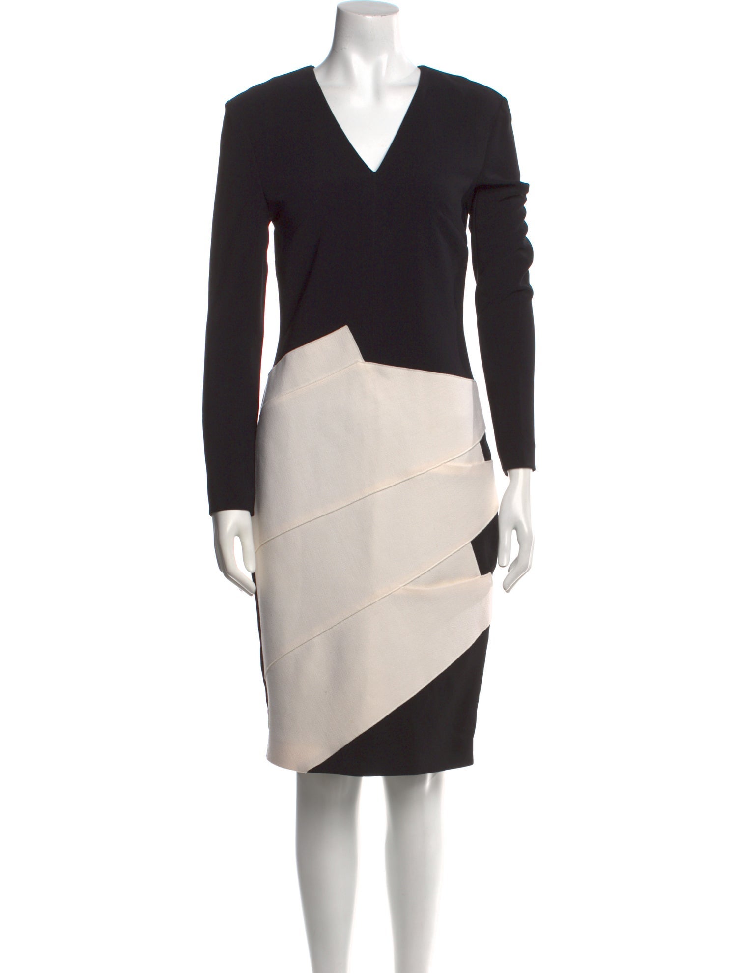 Roland Mouret Leather Knee-Length Dress