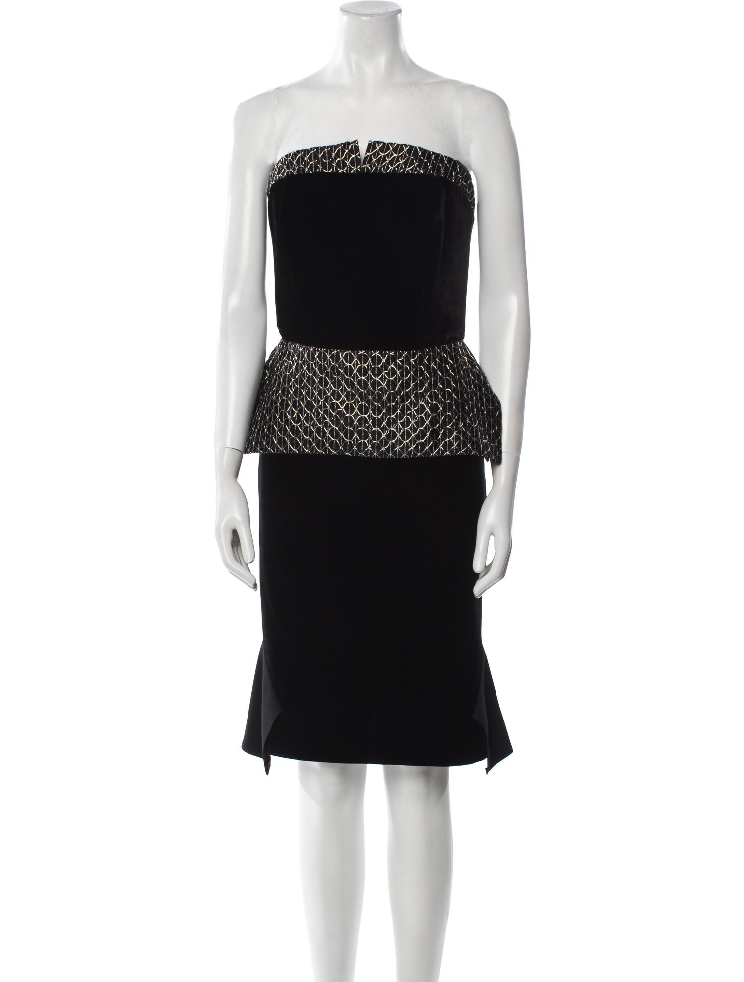 Roland Mouret Strapless Mini Dress