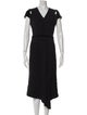 Roland Mouret V-Neck Long Dress