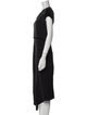 Roland Mouret V-Neck Long Dress