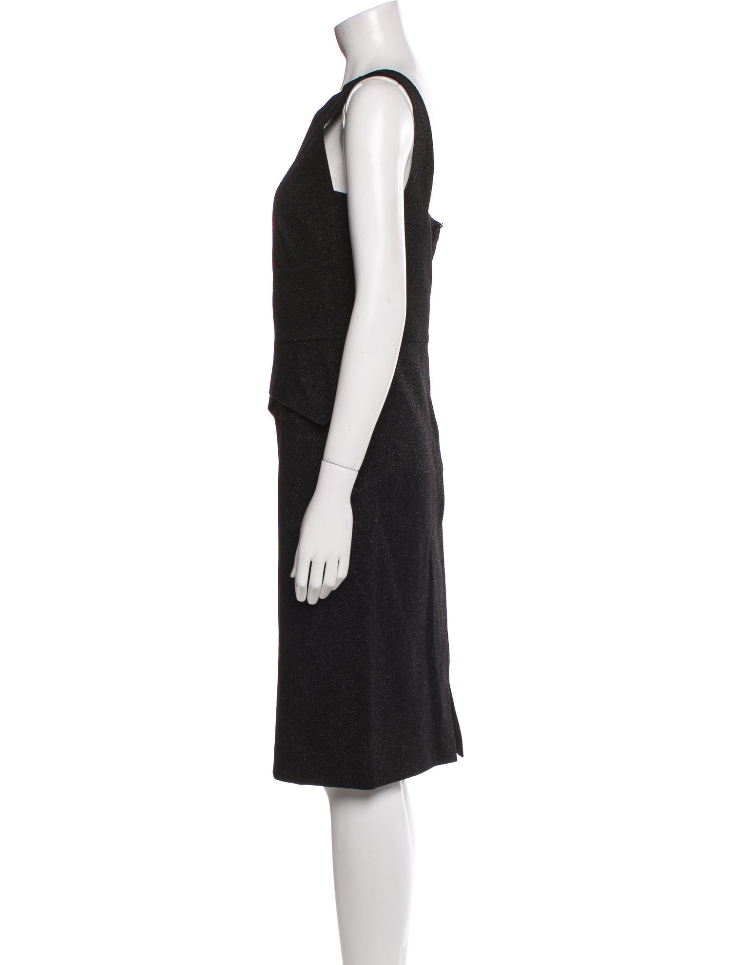 Roland Mouret Silk Midi Length Dress w/ Tags