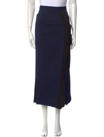 Roland Mouret Polka Dot Print Midi Length Skirt