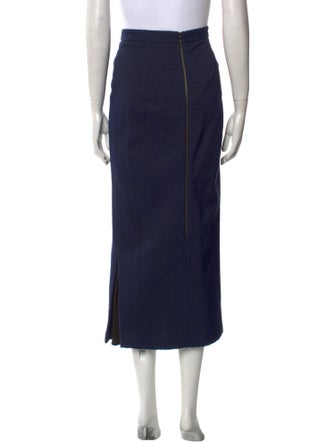 Roland Mouret Polka Dot Print Midi Length Skirt