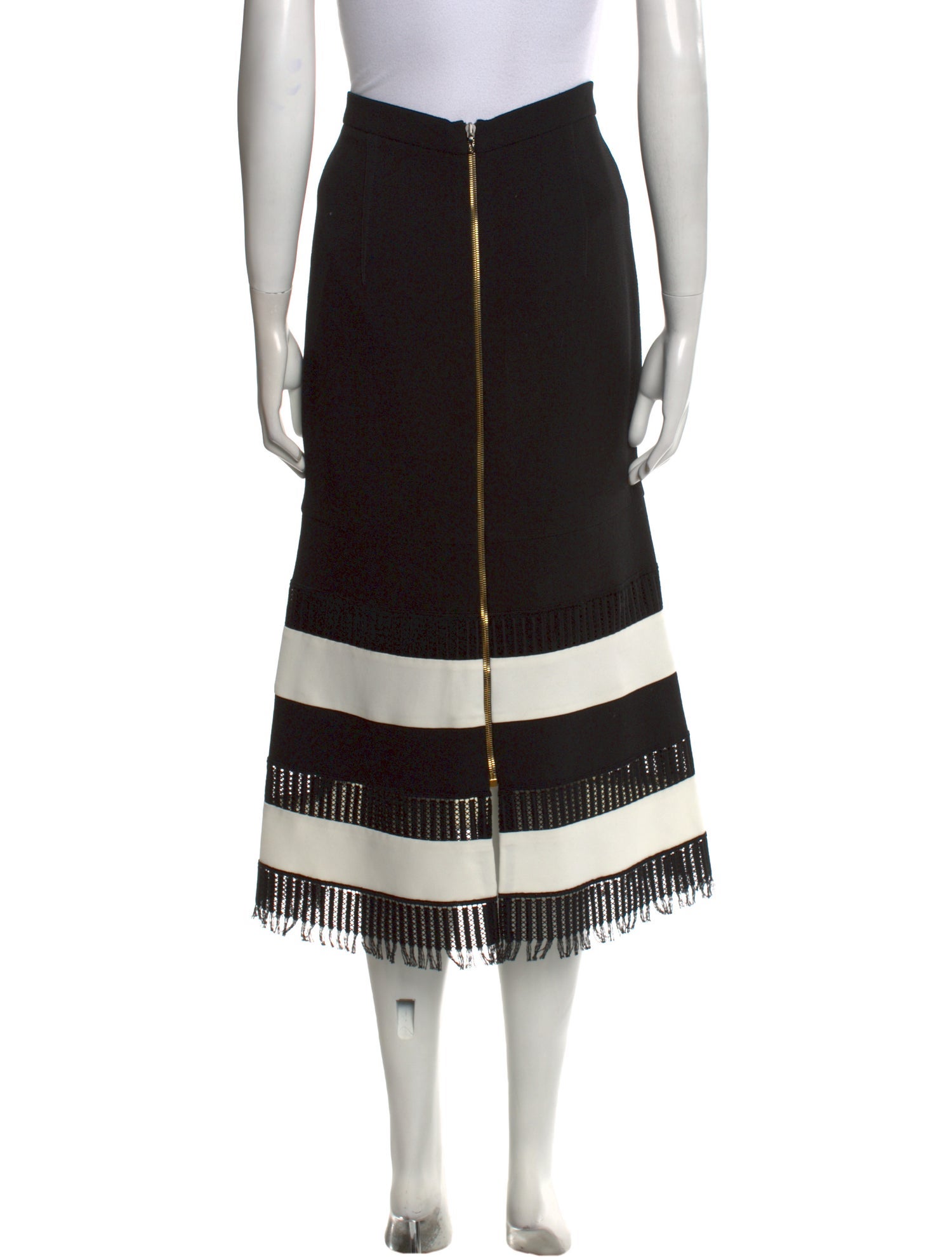 Roland Mouret Wool Midi Length Skirt