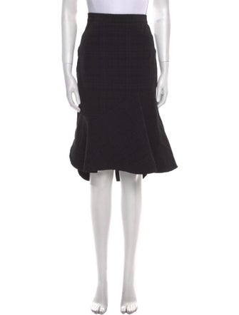 Roland Mouret Ruffle Embellishment Knee-Length Skirt